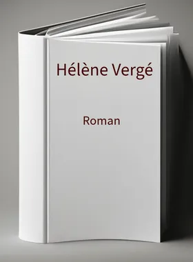 Mockup d'un roman à couverture blanche — prochain roman d'Hélène Vergé
